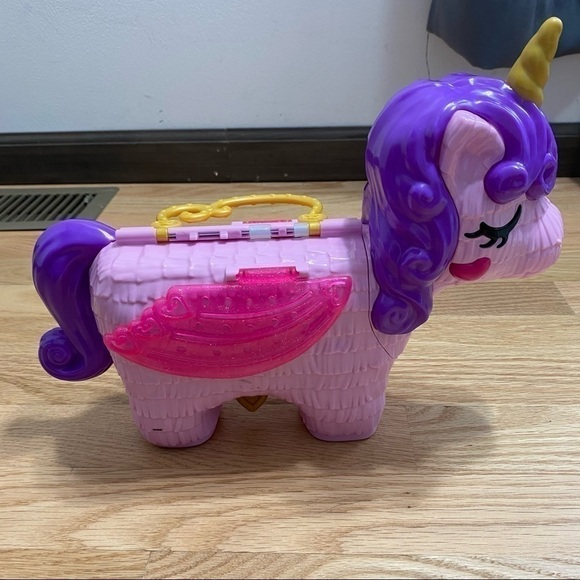 Polly Pockets Unicorn Party Play Set Kids Toy